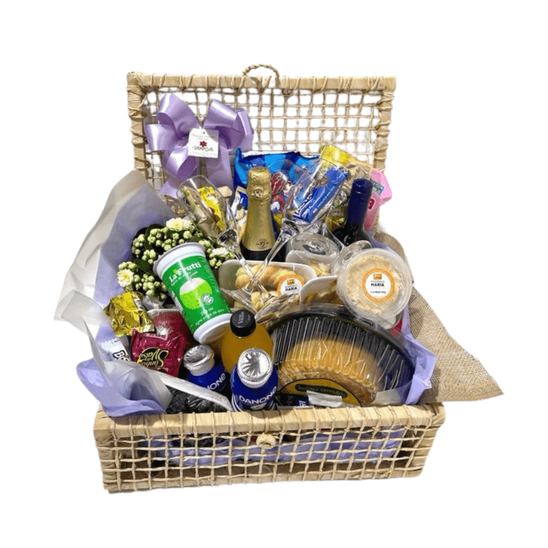 Cesta delícia de aniversário